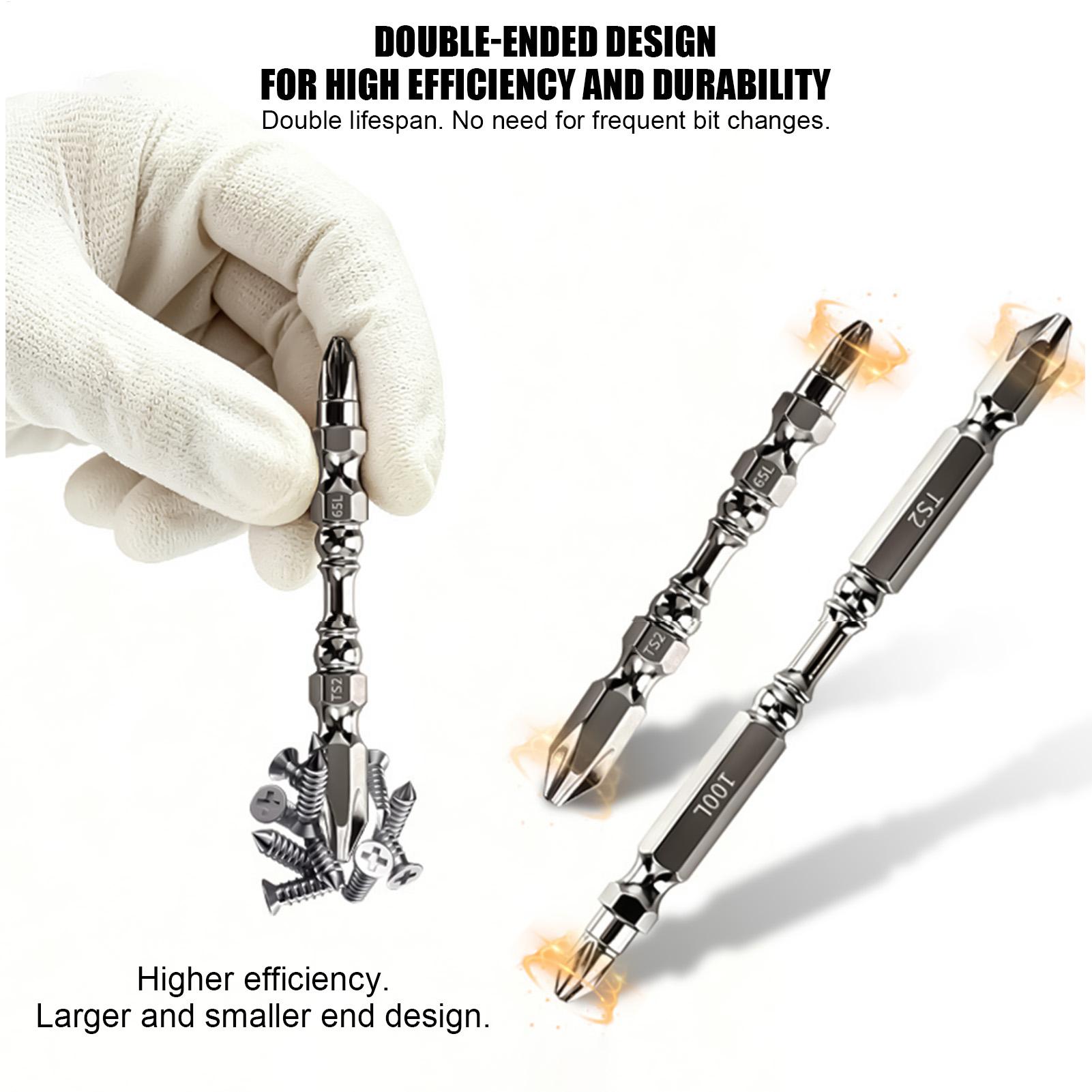 Drill Bits - Jeu d'embouts de tournevis magnétiques, embout