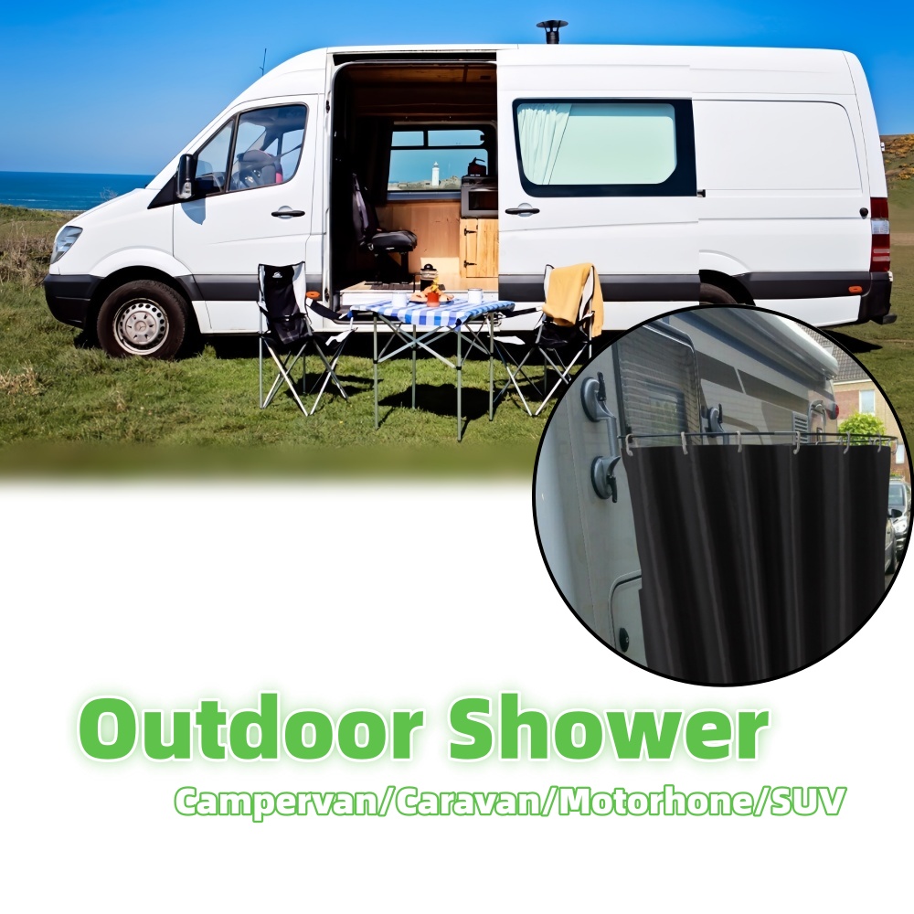 Curtain Rods - Rideau de douche de camping extérieur