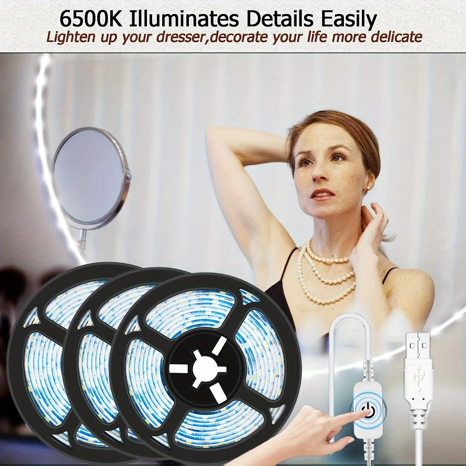 Led Strip Lights - Bande lumineuse LED USB 5V 2835