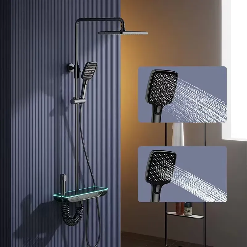 Faucet - Ensemble de douche thermostatique numérique intelligent
