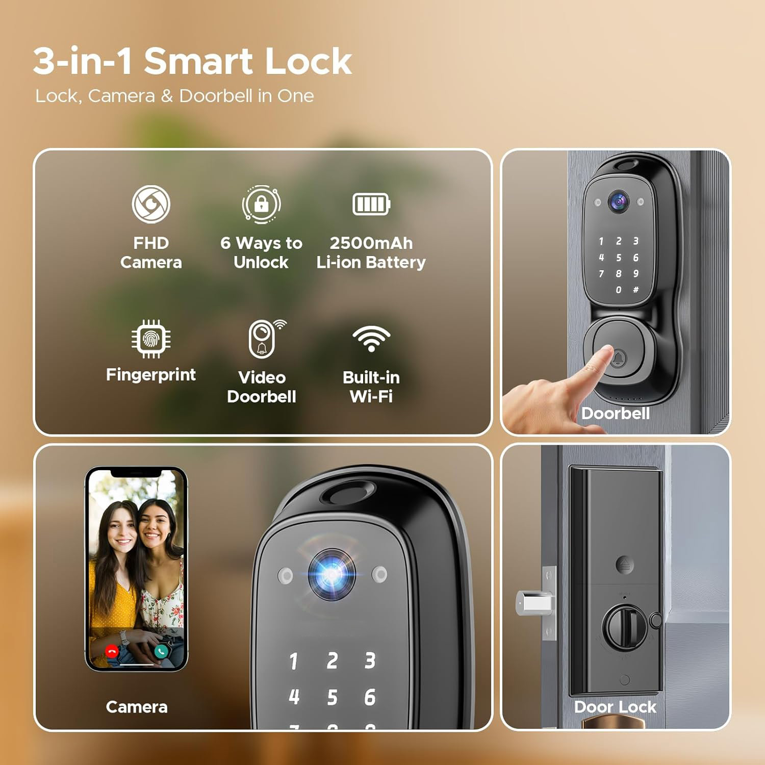 Serrure de porte intelligente  - Door Lock avis et prix