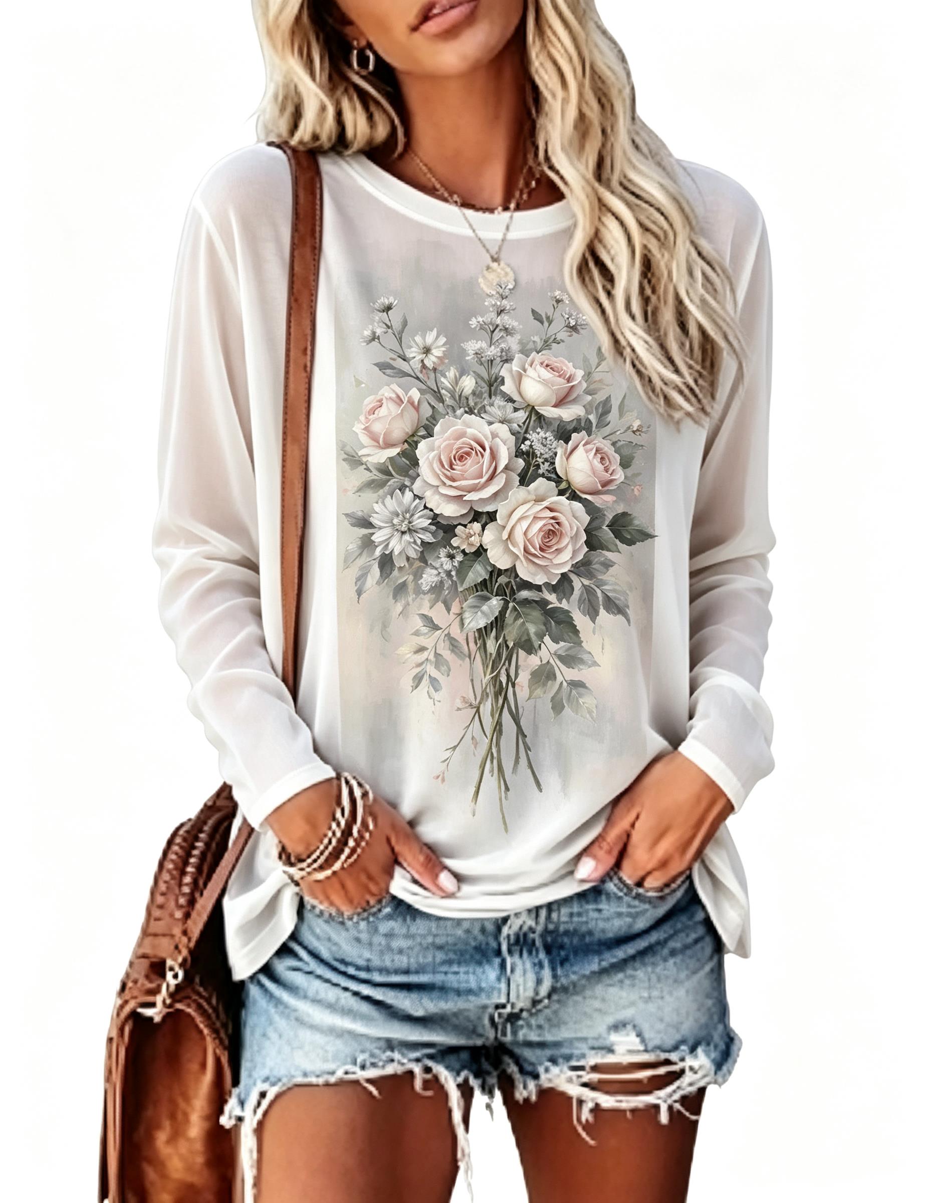 T-shirt à manches longues pour - Wallpaper avis et prix