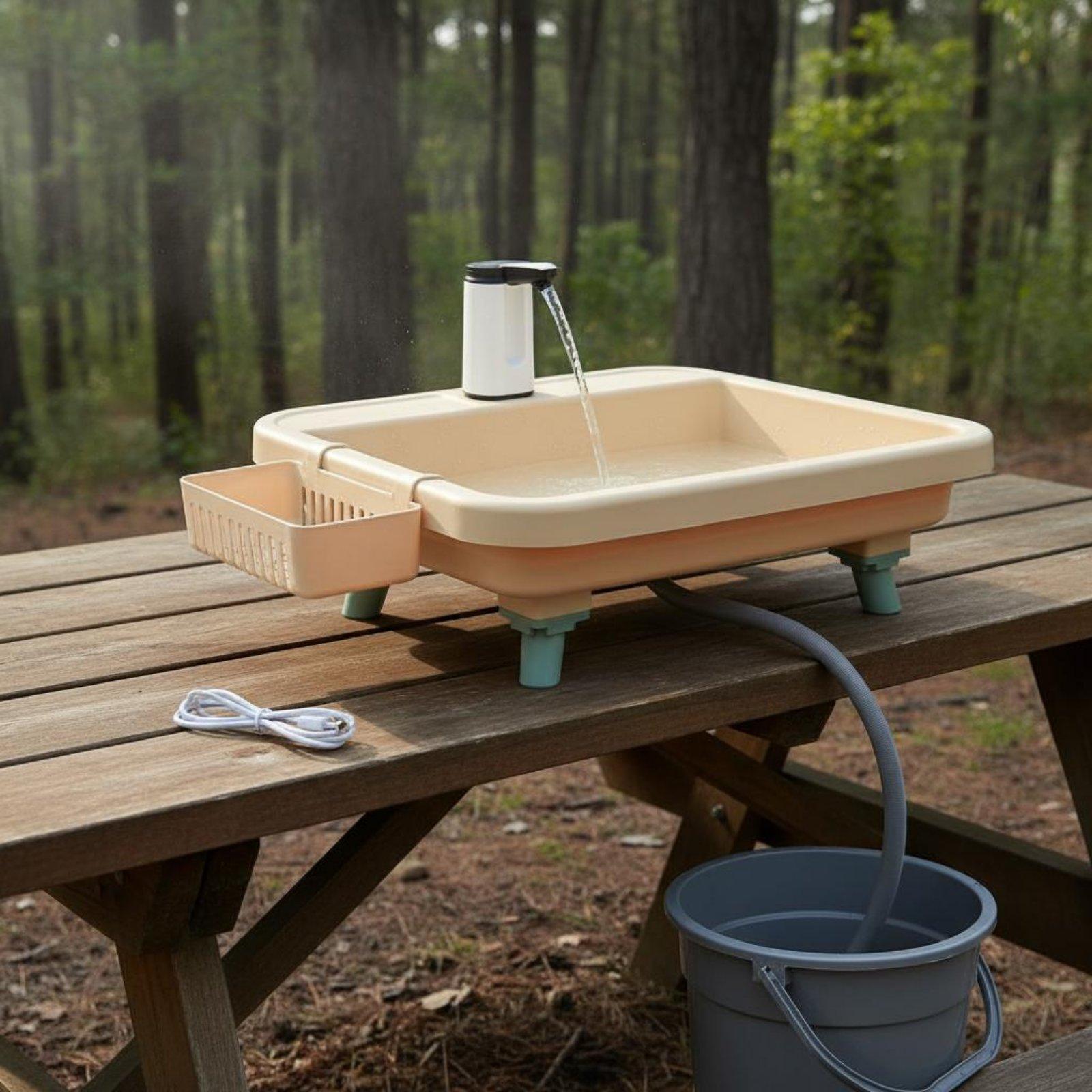 Évier de camping portable avec - Faucet avis et prix