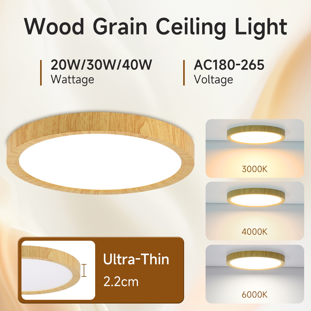 Plafonnier LED ultra-fin 220V, - Light Switch avis et prix