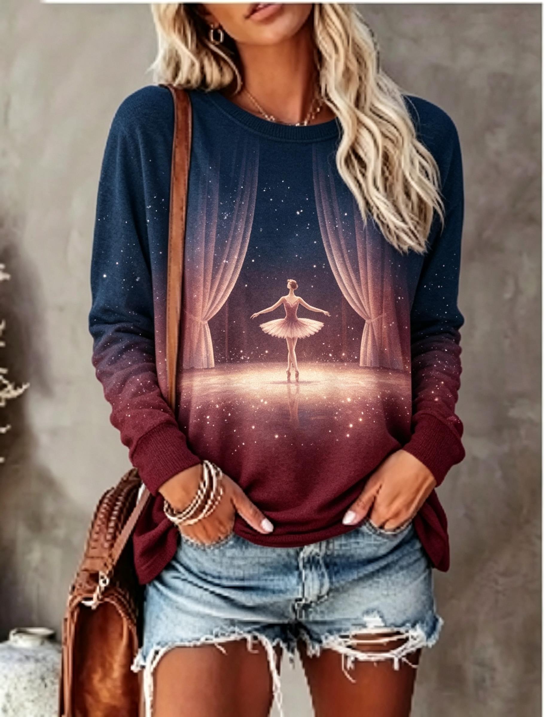 T-shirt à manches longues pour - Wallpaper avis et prix
