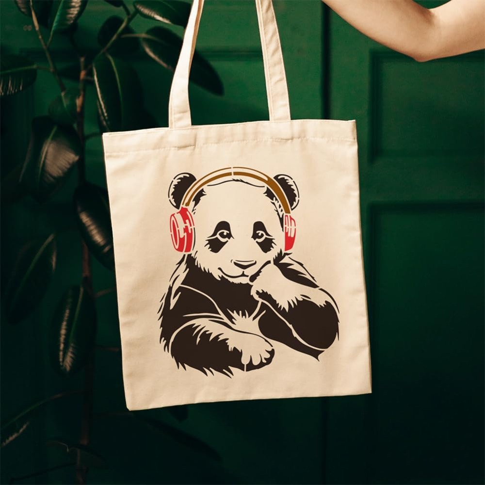 Pochoir Panda avec un pinceau, - Paint Brush avis et prix