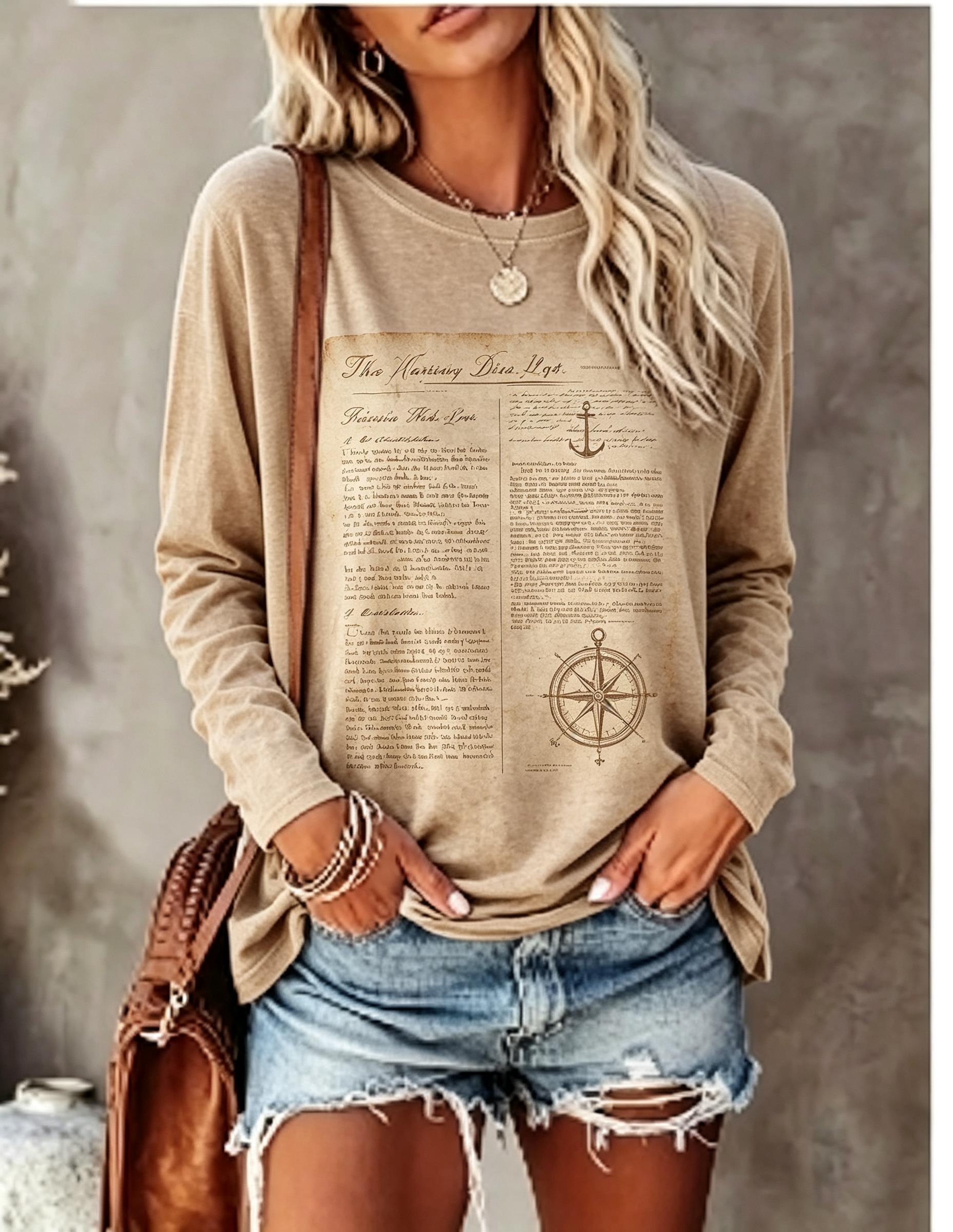 T-shirt à manches longues pour - Wallpaper avis et prix
