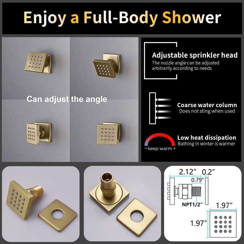 Système de douche thermostatiq - Faucet avis et prix